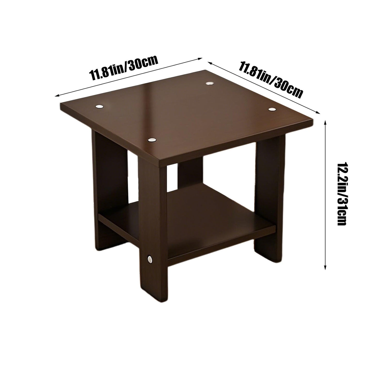 Kdkad Compact Multi-Functional Side Table, Small Accent End Table for Sofa, Bedside, Living Room & Apartment, V1189-WXFWAL-20260326-02608
