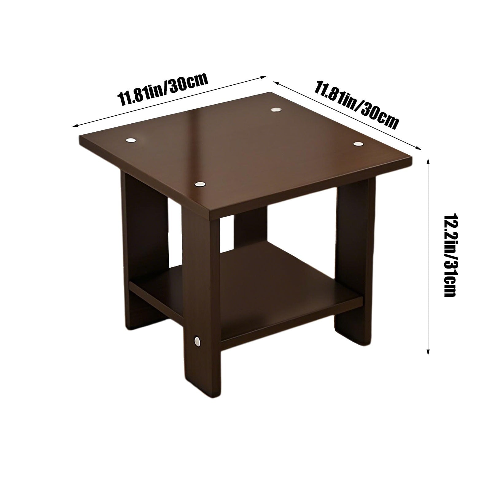 Kdkad Compact Multi-Functional Side Table, Small Accent End Table for Sofa, Bedside, Living Room & Apartment, V1189-WXFWAL-20260326-02608