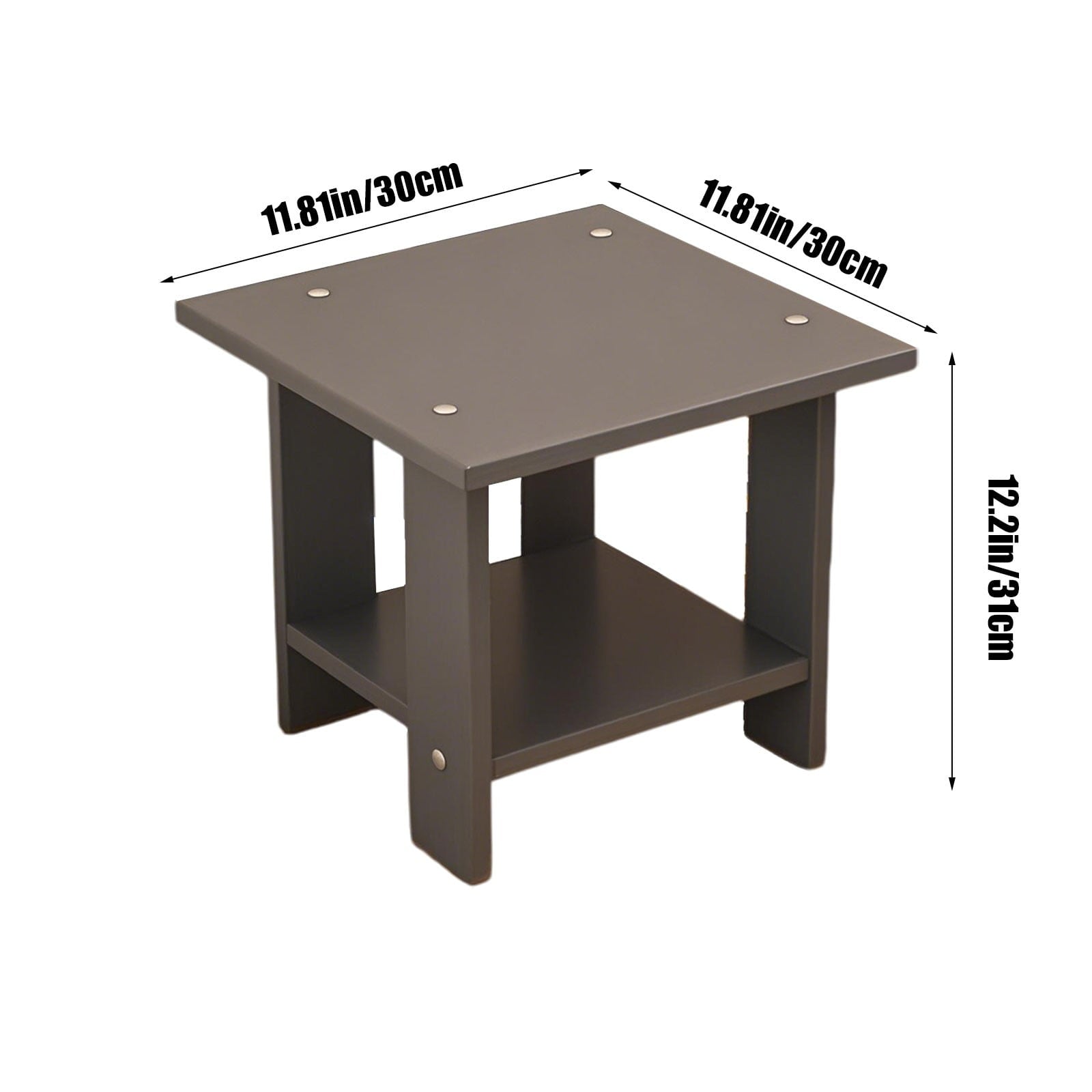 Kdkad Compact Multi-Functional Side Table, Small Accent End Table for Sofa, Bedside, Living Room & Apartment, V1189-WXFWAL-20260326-02610