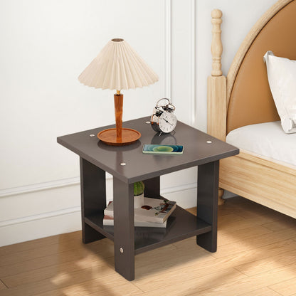 Kdkad Compact Multi-Functional Side Table, Small Accent End Table for Sofa, Bedside, Living Room & Apartment, V1189-WXFWAL-20260326-02610