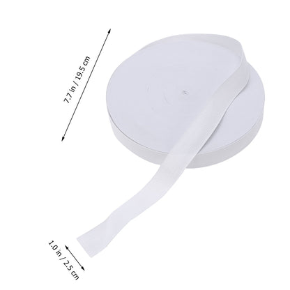 HOOWIFFY White Sewing Basting Tape for Elastic Band, 1 Roll - and Easy to Use Sewing Accessory V1189-WXFWAL-20260326-02614
