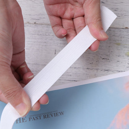 HOOWIFFY White Sewing Basting Tape for Elastic Band, 1 Roll - and Easy to Use Sewing Accessory V1189-WXFWAL-20260326-02614