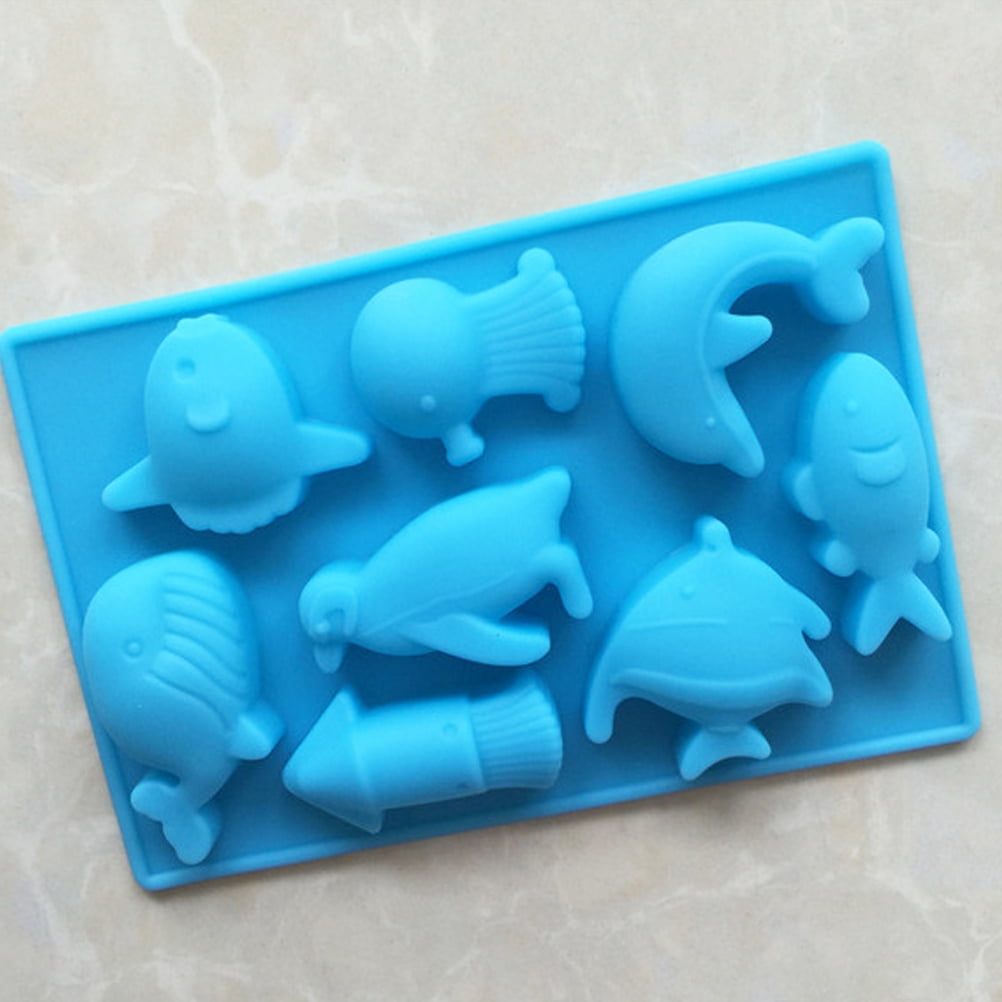 HOOWIFFY Ocean Animal Candy Mold Silicone Mold for Party Baking Chocolate Jelly 1 Piece V1189-WXFWAL-20260326-02616