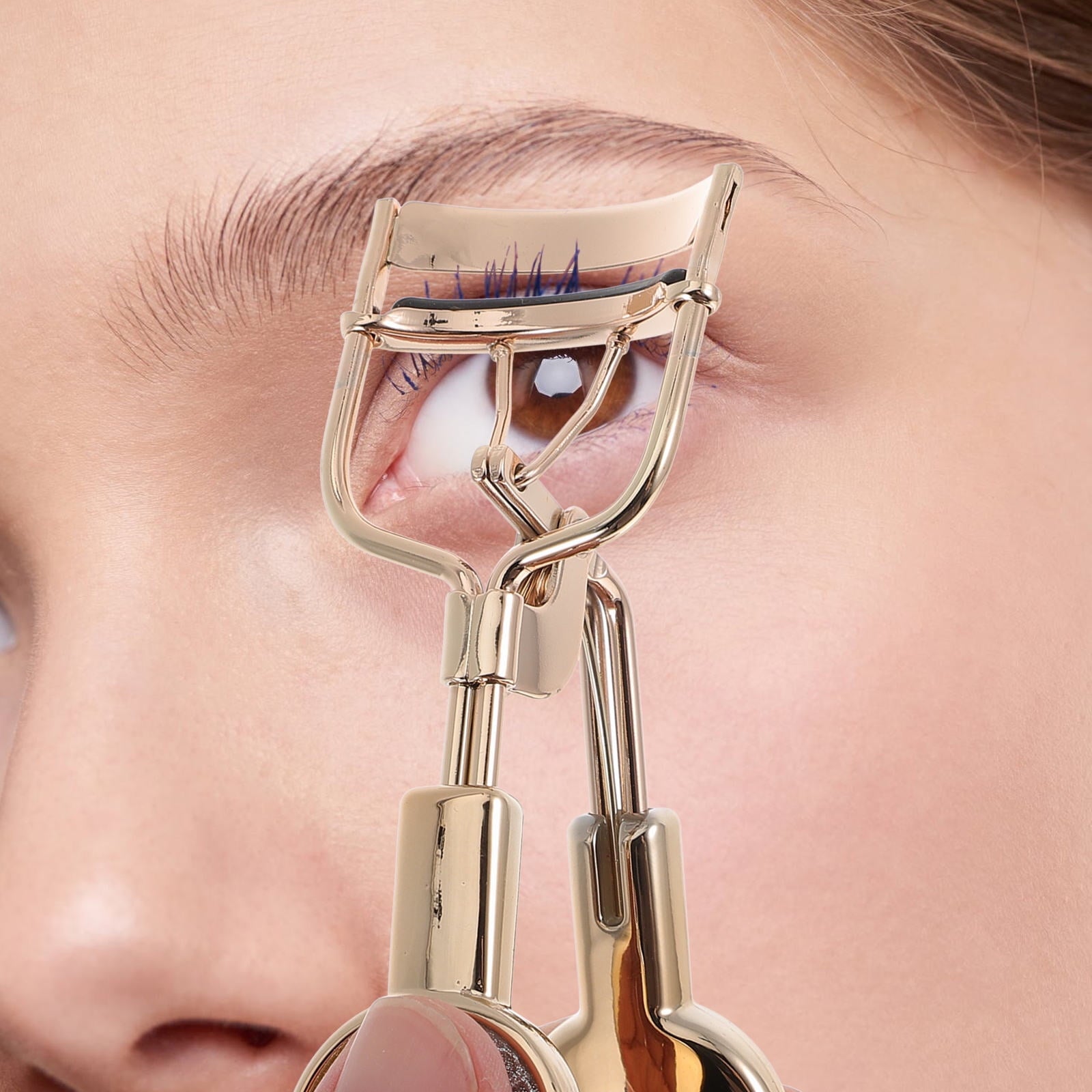 HOOWIFFY Rose Eyelash Curler Stainless Steel Lash Curler for Beautiful Eye Makeup V1189-WXFWAL-20260326-02617