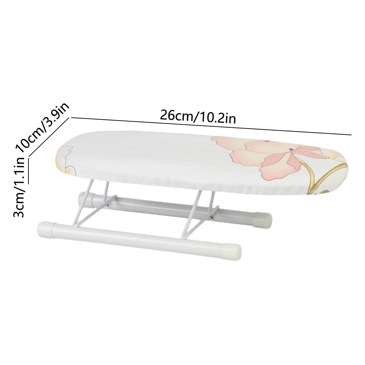 Kdkad Desktop Ironing Board, Small Folding Tabletop Iron Board with Heat-Resistant Cover, Portable for Dorm, V1189-WXFWAL-20260326-02633