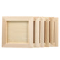 HOOWIFFY Plain Wooden Picture Frames for Crafting Khaki Plastic 6Pcs for Family Gift V1189-WXFWAL-20260326-02638