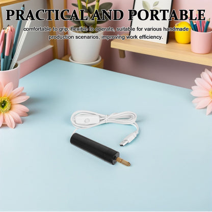 HOOWIFFY Portable USB Handheld Drill with Powerful Motor for Resin Crystal Epoxy and Crafts V1189-WXFWAL-20260326-02640