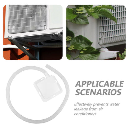 HOOWIFFY Air Conditioner Drip Pan Set with Plastic Drain Tray and Hose, Efficient Water Catcher for AC Units V1189-WXFWAL-20260326-02643