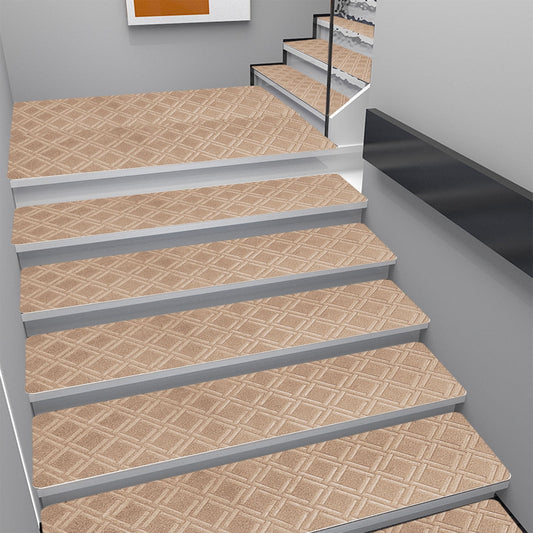 Chmadoxn 4-Piece Non-Slip Stair Treads, Self-Adhesive Striped Carpet Mats, Absorbent & Quiet Step Pads, Can V1189-WXFWAL-20260326-02653