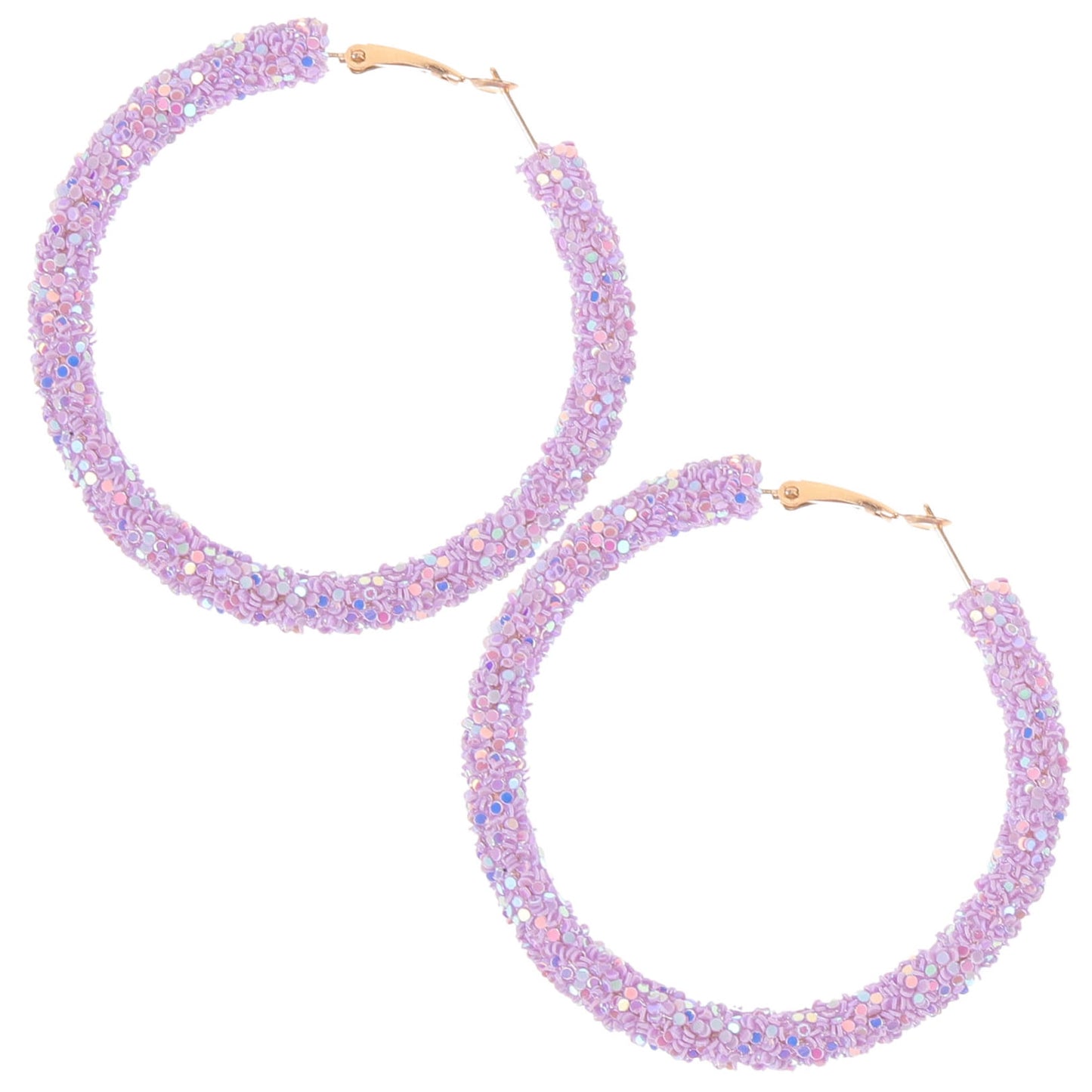 HOOWIFFY oversized earrings for women Violet 1 Pair V1189-WXFWAL-20260326-02661