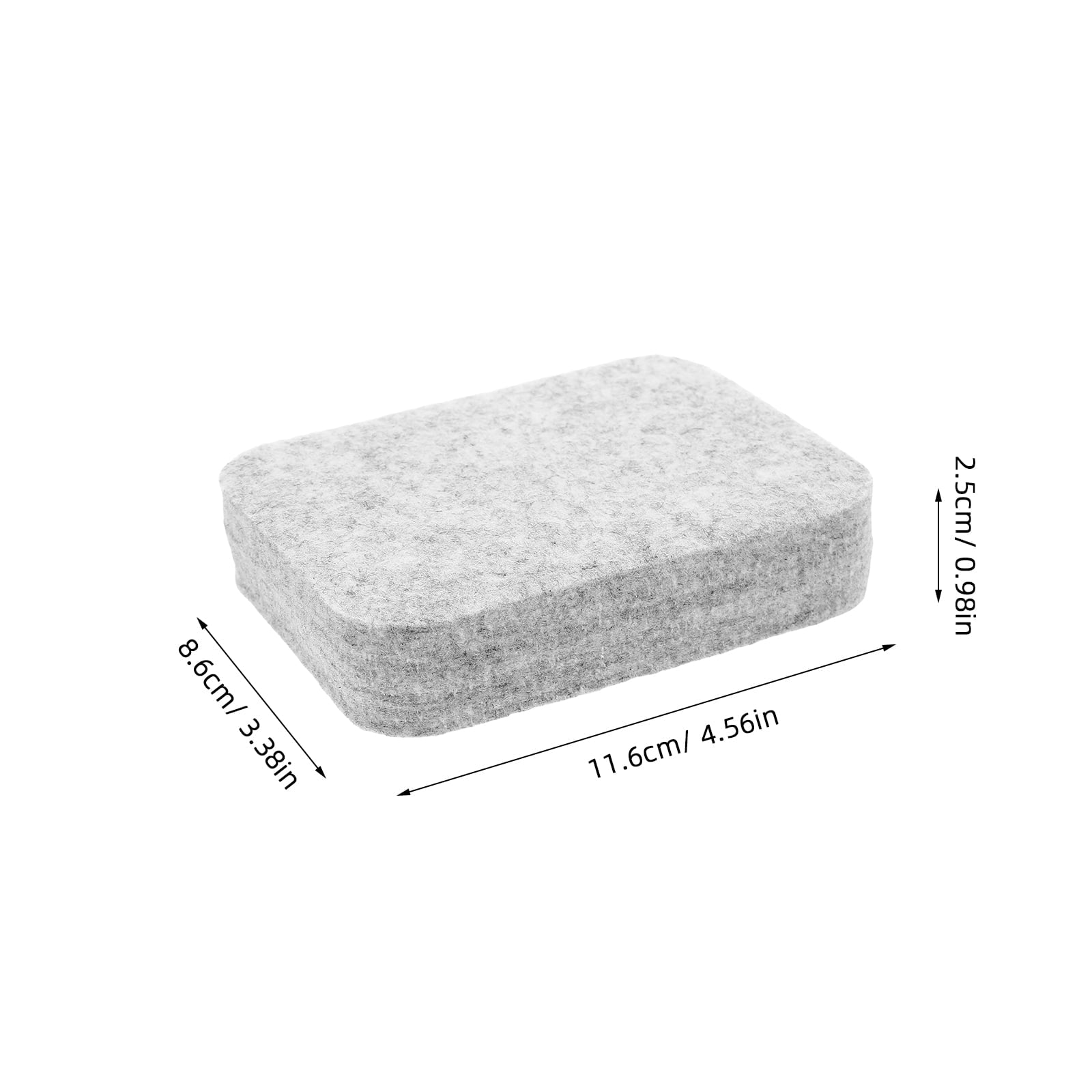 HOOWIFFY High Density Grey Needle Felting Cushion with Wool Material for Home and Studio V1189-WXFWAL-20260326-02668