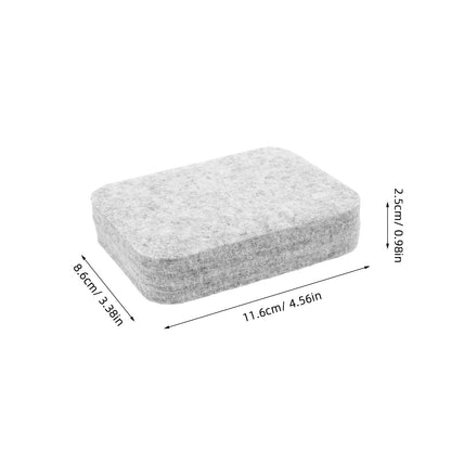 HOOWIFFY High Density Grey Needle Felting Cushion with Wool Material for Home and Studio V1189-WXFWAL-20260326-02668