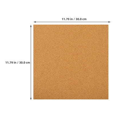 HOOWIFFY 5Pcs Sound Insulation Cork Board Tiles with Self Adhesive Backing for Wall Decor V1189-WXFWAL-20260326-02669