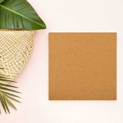 HOOWIFFY 5Pcs Sound Insulation Cork Board Tiles with Self Adhesive Backing for Wall Decor V1189-WXFWAL-20260326-02669