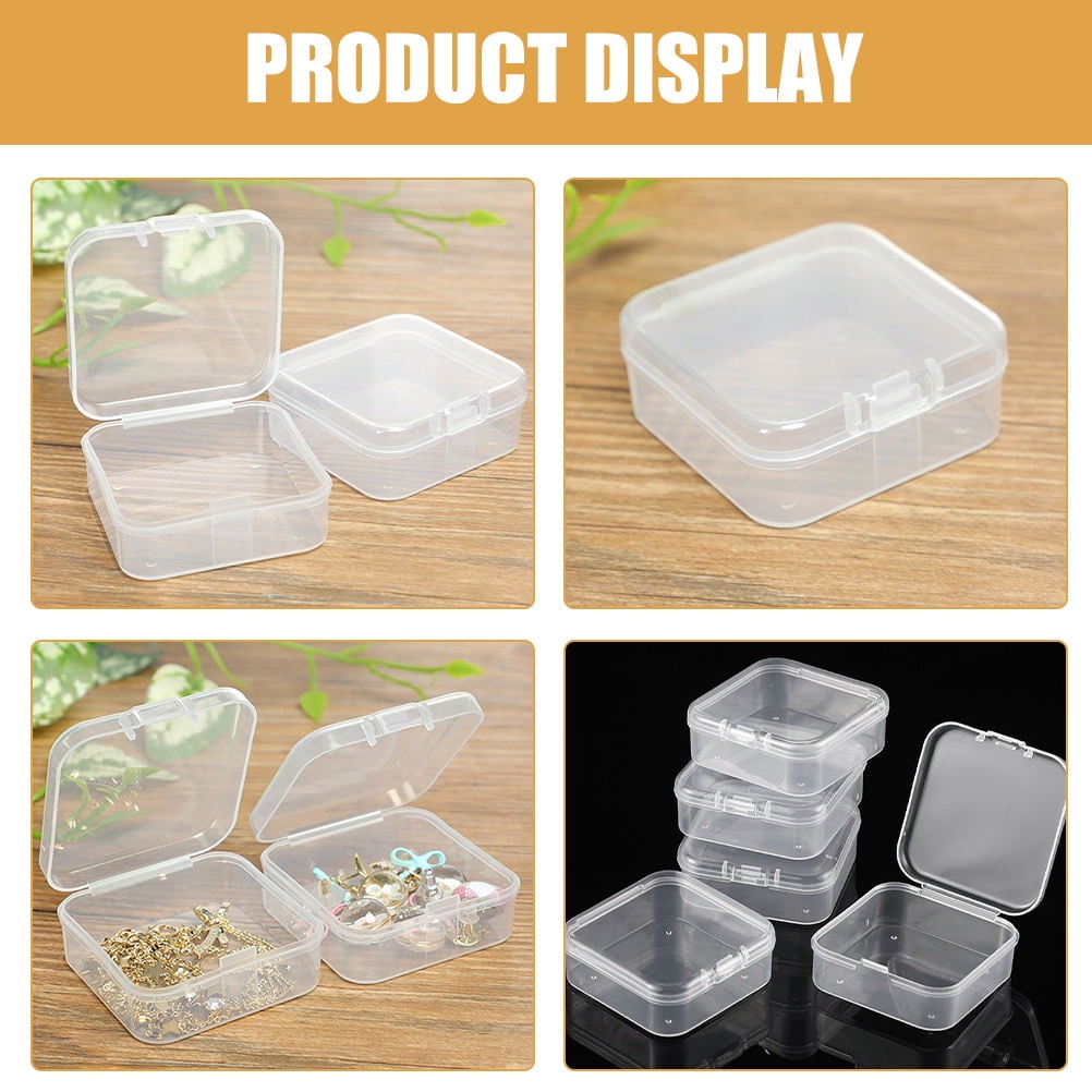 HOOWIFFY 55Pcs Small Storage Box Plastic Containers with Lids V1189-WXFWAL-20260326-02670