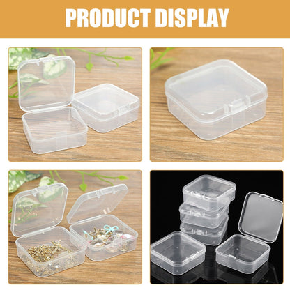 HOOWIFFY 55Pcs Small Storage Box Plastic Containers with Lids V1189-WXFWAL-20260326-02670