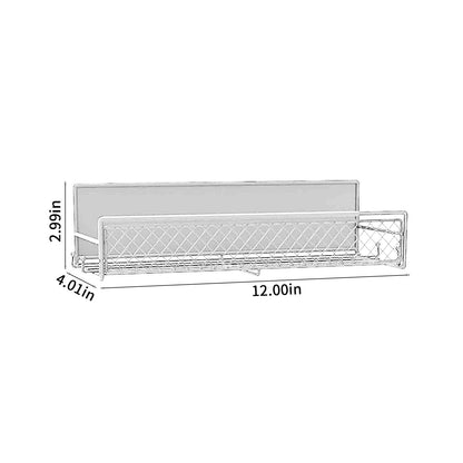 Darzheoy Magnetic Spice Rack Organizer Mesh Design for Refrigerator Oven, Black Storage Rack for Kitchen V1189-WXFWAL-20260326-02673