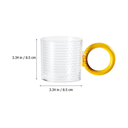 HOOWIFFY 2Pcs Reusable Bathroom Mouthwash Cups with Handle Large Capacity As Material Drinking Tumblers V1189-WXFWAL-20260326-02682