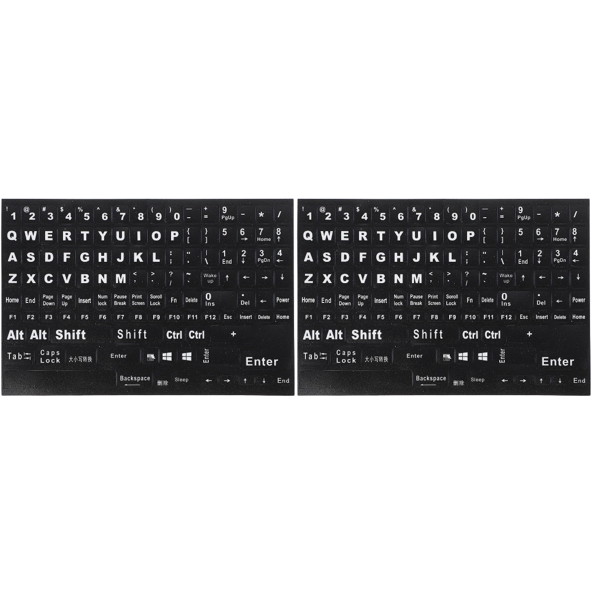 HOOWIFFY Hoowiffy Black Keyboard Stickers for Home Perfect Fit Easy Apply V1189-WXFWAL-20260326-02693