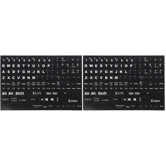 HOOWIFFY Hoowiffy Black Keyboard Stickers for Home Perfect Fit Easy Apply V1189-WXFWAL-20260326-02693