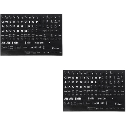 HOOWIFFY Hoowiffy Black Keyboard Stickers for Home Perfect Fit Easy Apply V1189-WXFWAL-20260326-02693