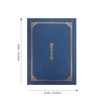 HOOWIFFY Compact Green Certificate Holders for Document Protection 4Pcs V1189-WXFWAL-20260326-02694