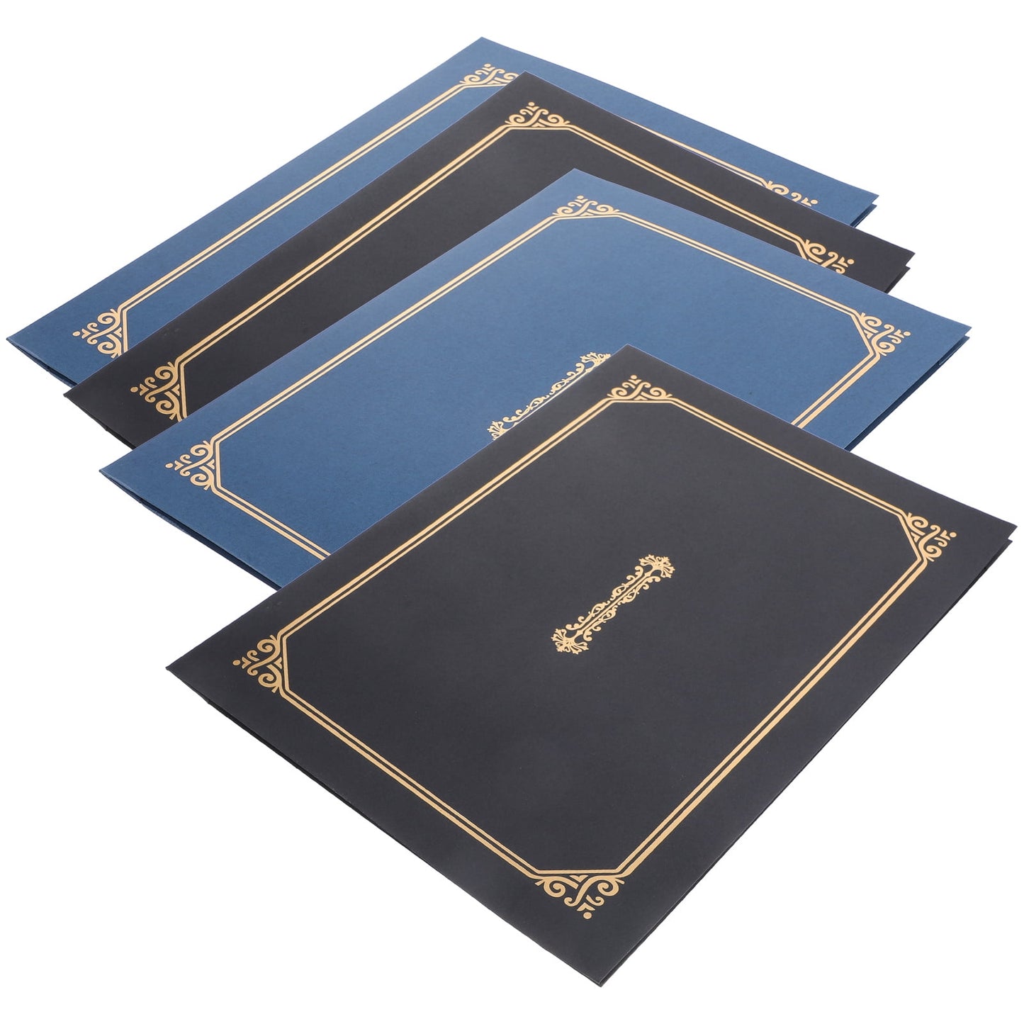 HOOWIFFY Compact Green Certificate Holders for Document Protection 4Pcs V1189-WXFWAL-20260326-02694