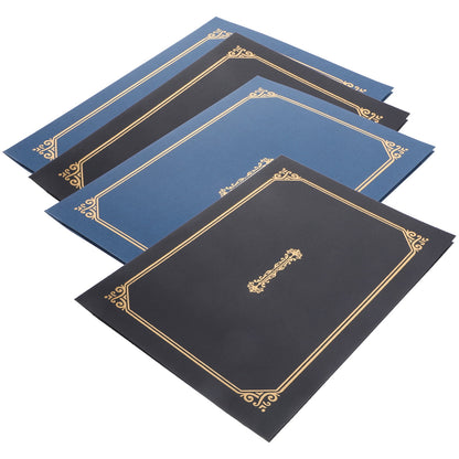HOOWIFFY Compact Green Certificate Holders for Document Protection 4Pcs V1189-WXFWAL-20260326-02694