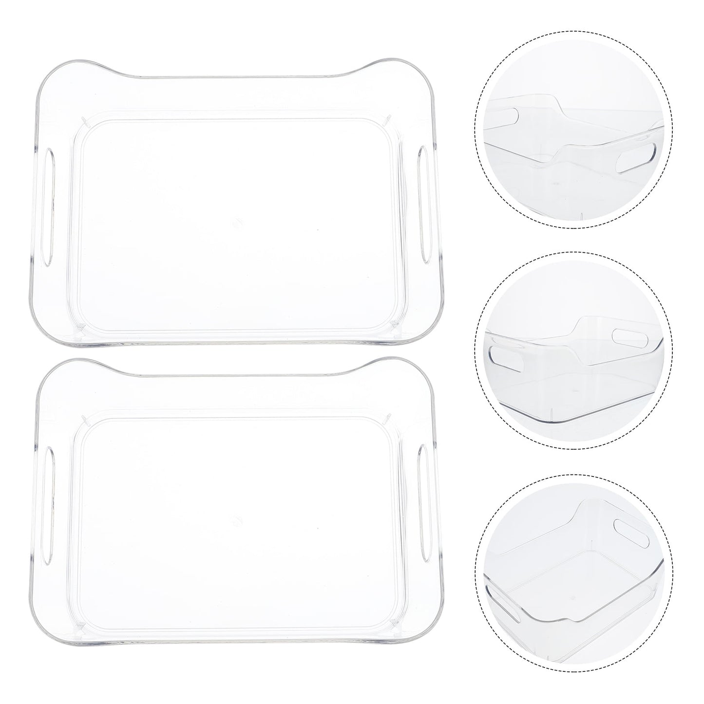 HOOWIFFY Clear Pet Fridge Organizers, Odorless and , Perfect for Vegetables and More, 2Pcs V1189-WXFWAL-20260326-02695