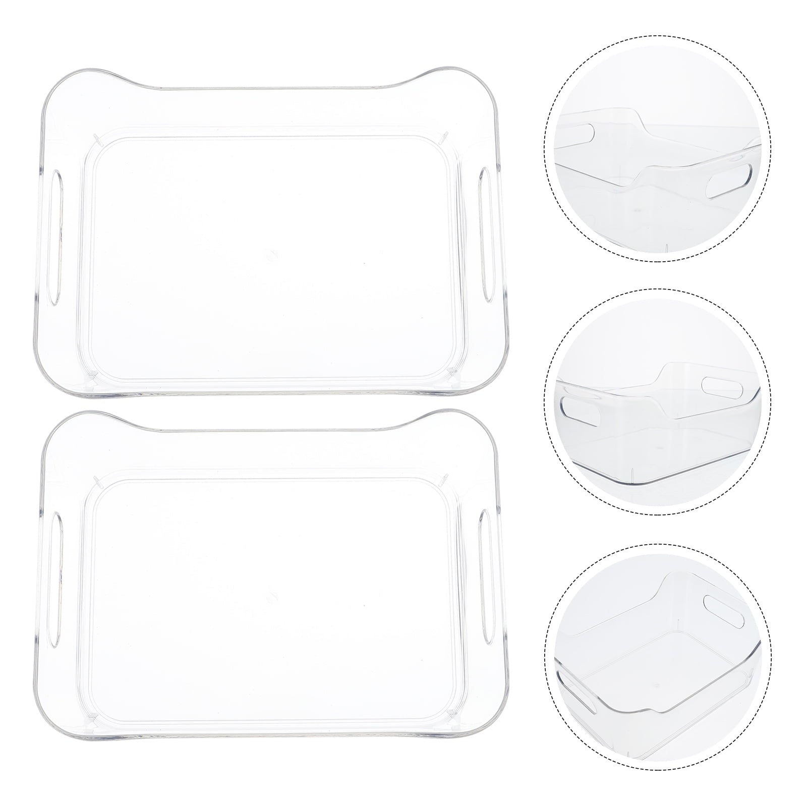 HOOWIFFY Clear Pet Fridge Organizers, Odorless and , Perfect for Vegetables and More, 2Pcs V1189-WXFWAL-20260326-02695
