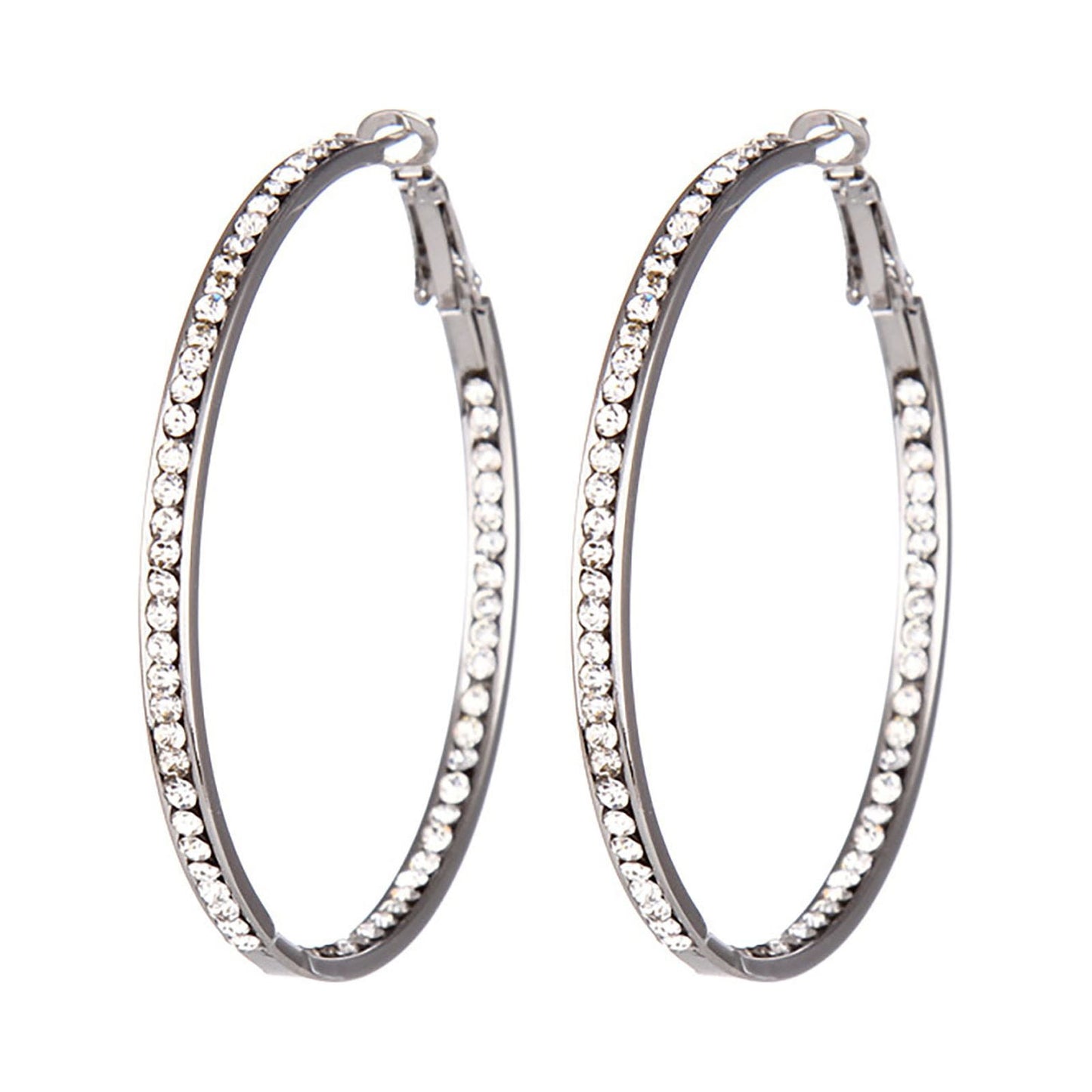 ChmadoxnLarge Hoop, Earrings, Silver, (19'), DTBPRQ50 One Size Silver V1189-WXFWAL-20260326-02700