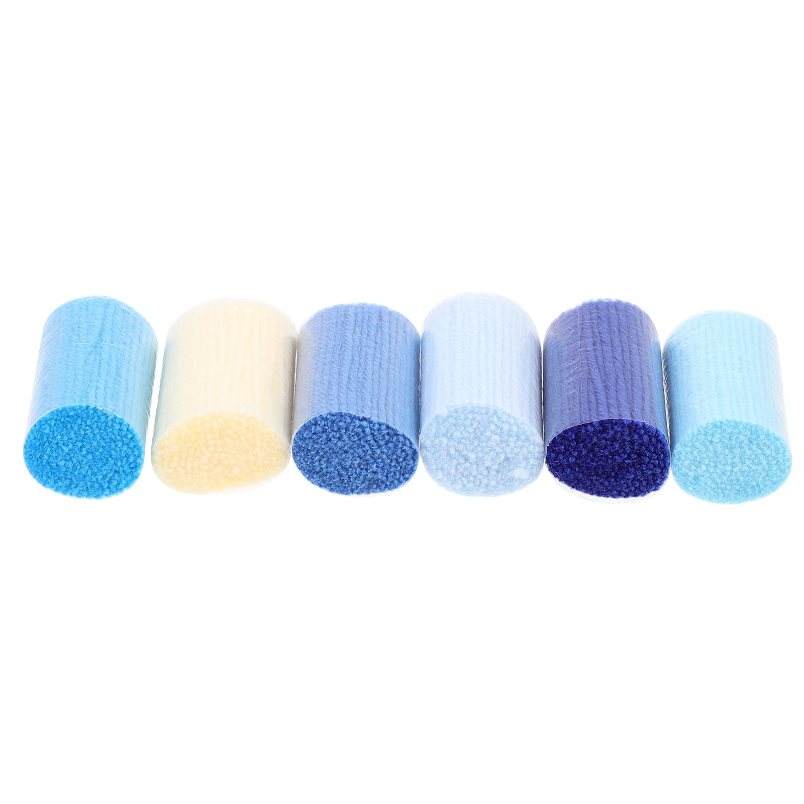 6Pcs Latch Hook Yarn DIY Rug Yarn Decorative Latch Hook Yarn Carpet Embroidery Supply 6X4X4CM As Shown V1189-WXFWAL-20260326-02708
