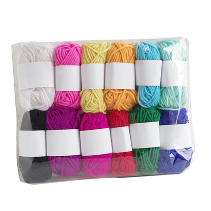 Chmadoxn Acrylic Yarn 10g Multicolored Yarn 12 Pieces V1189-WXFWAL-20260326-02710