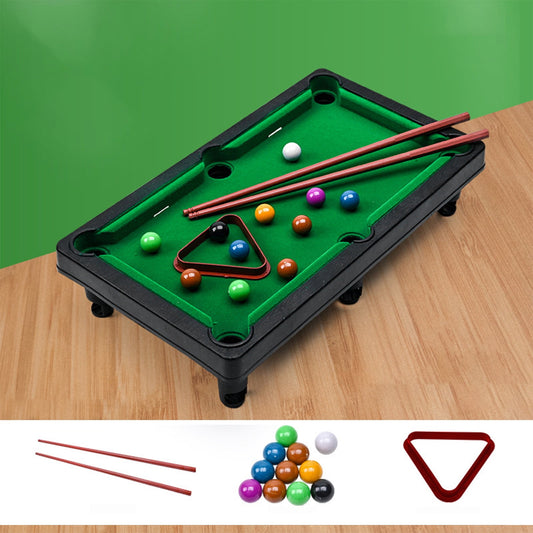 Lksixu Tabletop Pool, Mini Pool Table Table Billiards Game Set With 2 Sticks & 11 Balls Home Office Desk V1189-WXFWAL-20260326-02721