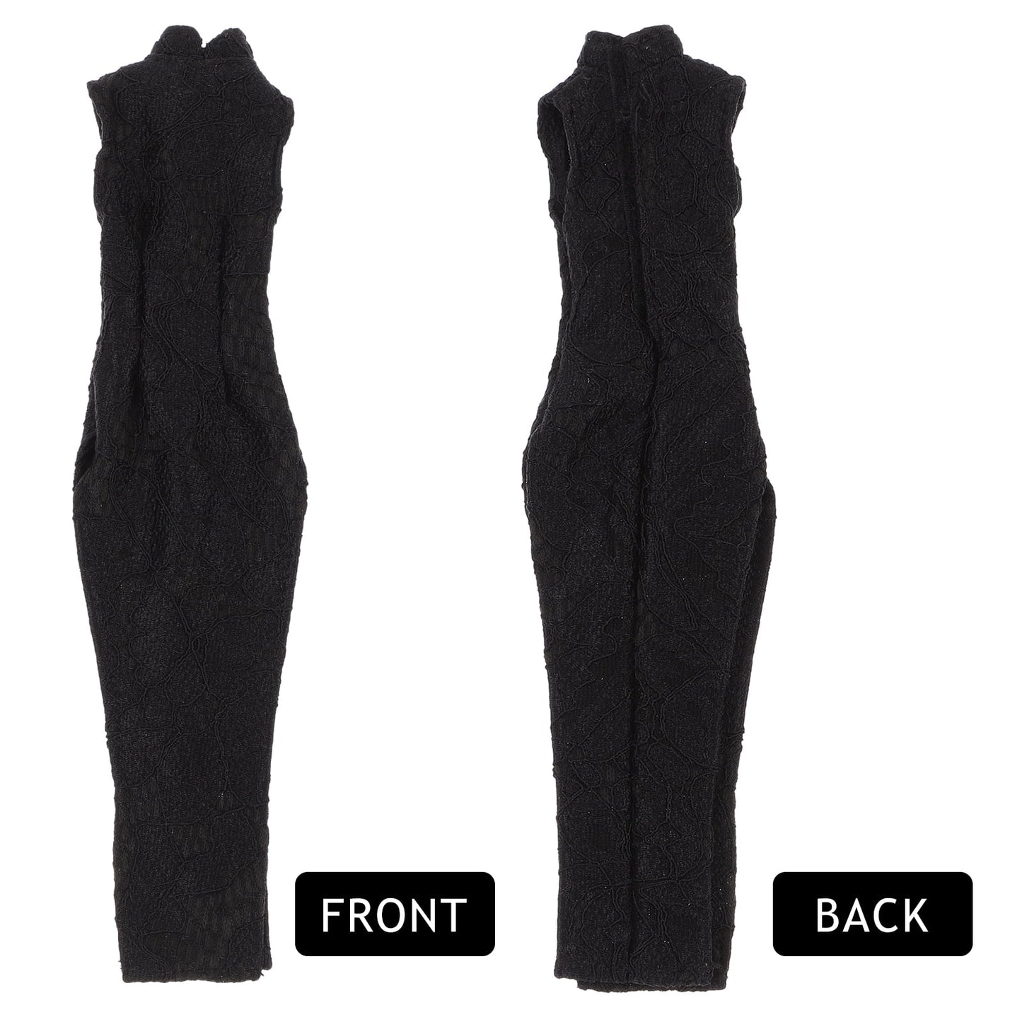 HOOWIFFY Replaceable Doll Costume Chinese Style Dress Black Cloth 1Pack V1189-WXFWAL-20260326-02727