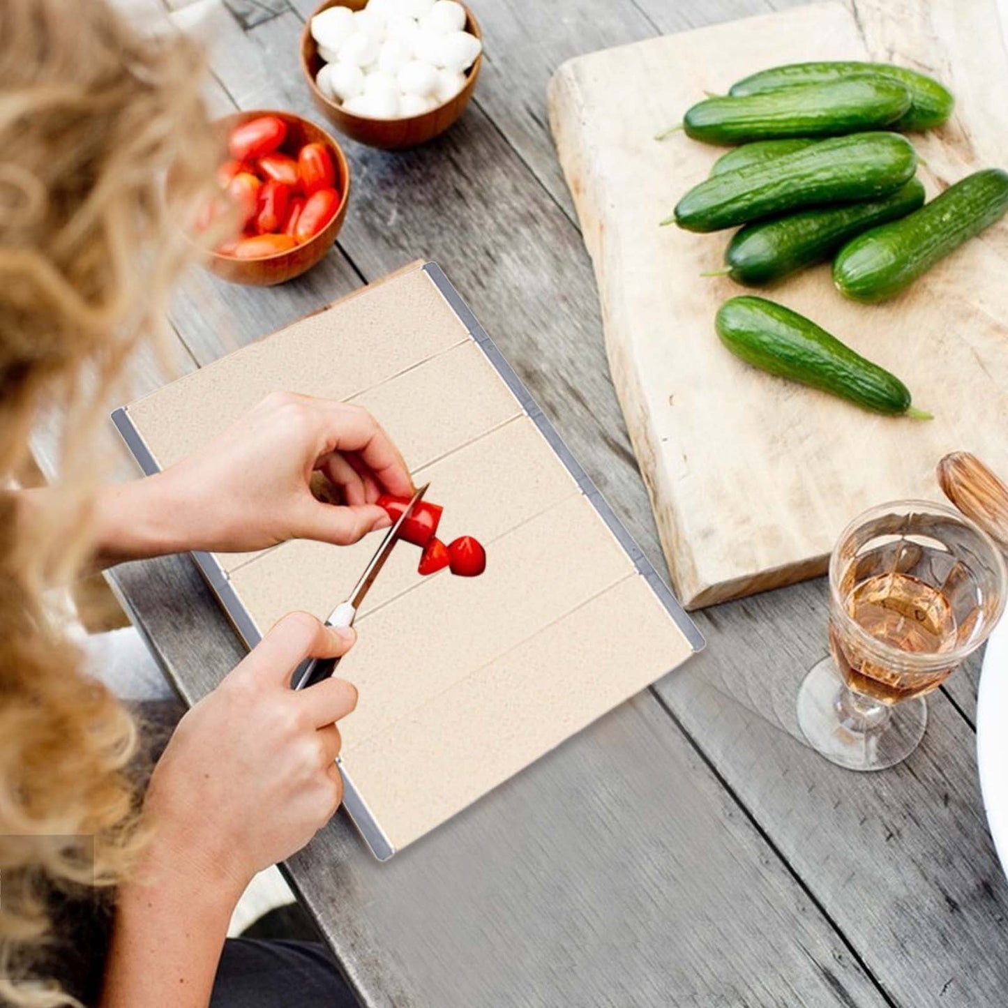 Chmadoxn Plastic Cutting Boards for Kitchen Dishwasher Safe, Double-sided Design Extra Large Cutting Board V1189-WXFWAL-20260326-02757