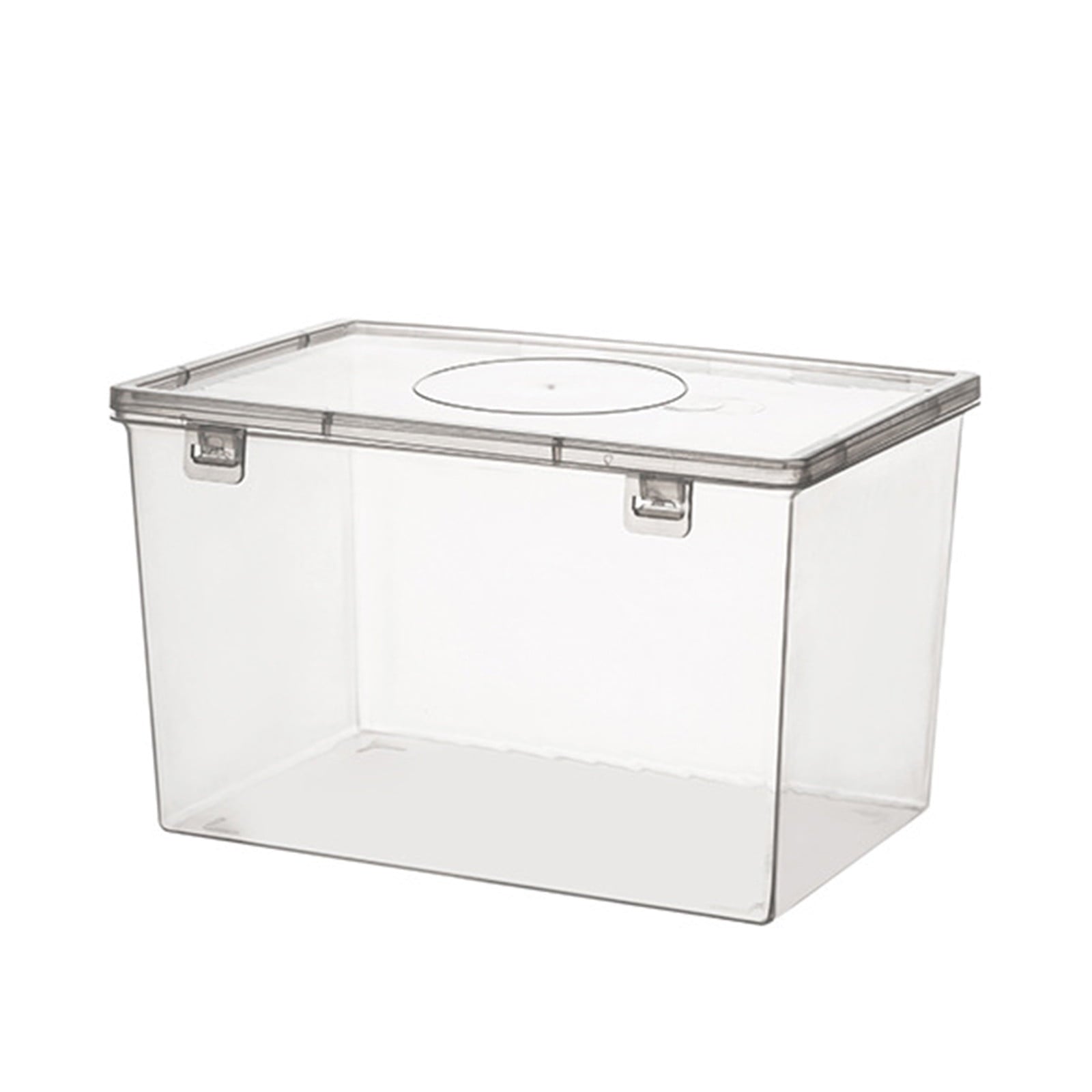 Lksixu Storage Bins with Lids Airtight Bread Storage Containers Bread Bin Plastic Reusable Loaf Cake Clear V1189-WXFWAL-20260326-02762