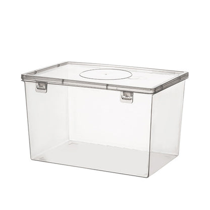 Lksixu Storage Bins with Lids Airtight Bread Storage Containers Bread Bin Plastic Reusable Loaf Cake Clear V1189-WXFWAL-20260326-02762