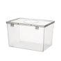 Lksixu Storage Bins with Lids Airtight Bread Storage Containers Bread Bin Plastic Reusable Loaf Cake Clear V1189-WXFWAL-20260326-02762