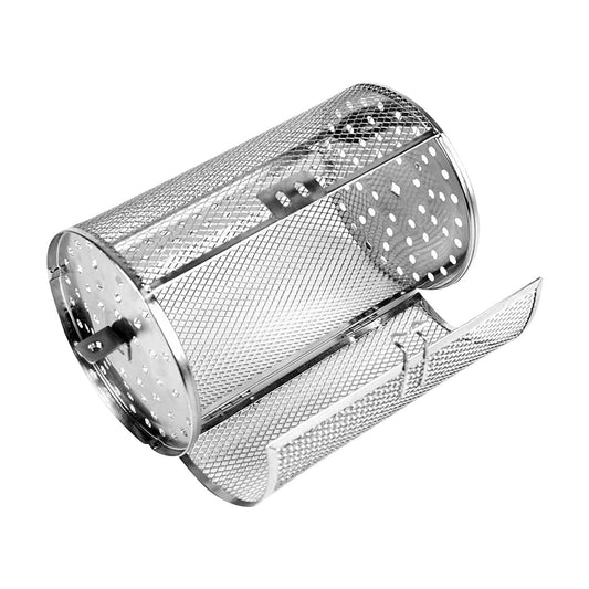 Chmadoxn Cylindrical Grill Basket, Net, Grill Cylinder Stainless Steel for Vegetables, Hummingbirds, Grill V1189-WXFWAL-20260326-02775