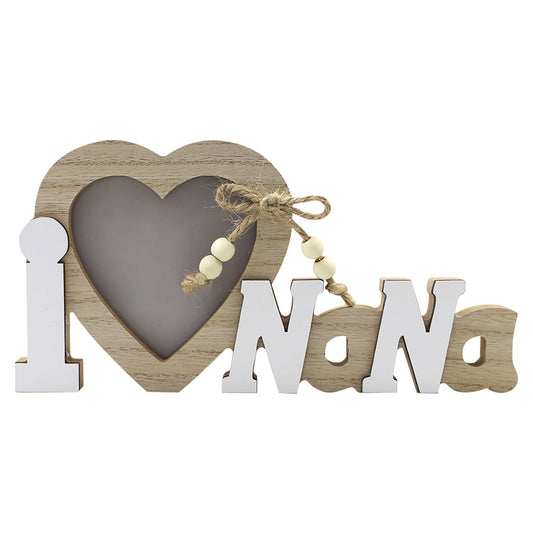 Chmadoxn Mr & Mrs Love Picture Frame for Wedding,Wooden Heart Shape Wedding Decor for Reception, Ceremony and V1189-WXFWAL-20260326-02806