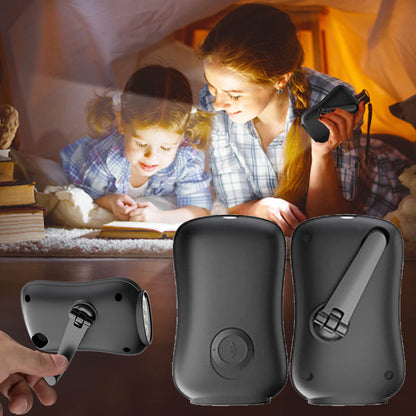 Chmadoxn Crank Flashlight, Emergency Rechargeable LED Flashlight, Portable Camping Light, Self Powered V1189-WXFWAL-20260326-02819