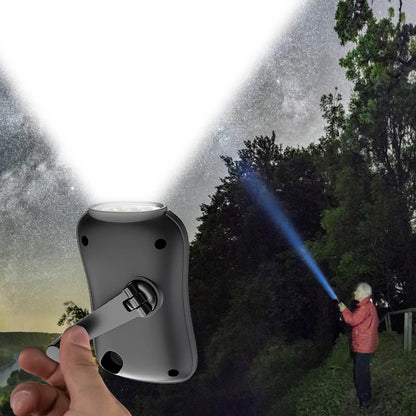 Chmadoxn Crank Flashlight, Emergency Rechargeable LED Flashlight, Portable Camping Light, Self Powered V1189-WXFWAL-20260326-02819