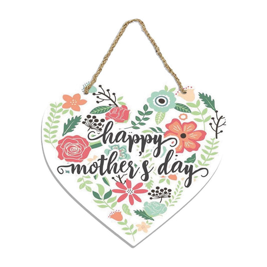 Mothers Day Gifts Chmadoxn Mothers Day Gifts for Mom Front Door Welcome Sign - Heart-Shaped Happy Mother'S V1189-WXFWAL-20260326-02823