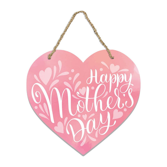 Mothers Day Gifts Chmadoxn Mothers Day Gifts for Mom Front Door Welcome Sign - Heart-Shaped Happy Mother'S V1189-WXFWAL-20260326-02824