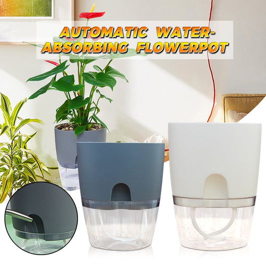 Darzheoy Self Watering Planter, 4 Inch Self Watering Pots for Indoor Plants, Self Watering Planters with Wick V1189-WXFWAL-20260326-02826