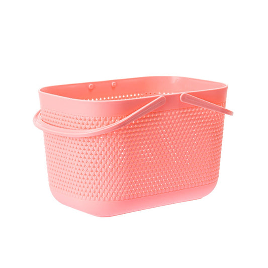 Chmadoxn Portable Shower Tote Plastic Storage Basket with Handle Box Organizer Bin for Bathroom, Pantry, V1189-WXFWAL-20260326-02829