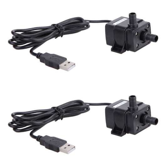 Battery Operated Submersible Water Pump for Aquarium Fountain Pond Circulating 10V USB Mini Quiet Underwater V1189-WXFWAL-20260326-02872