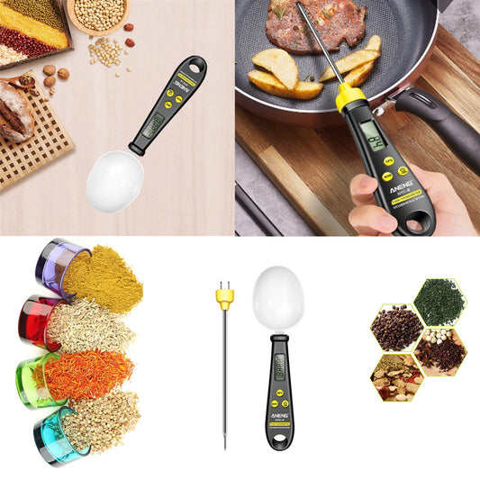 Chmadoxn Kitchen Scale Spoon Gram Measuring Spoon, 500g/0.1g Cute Digital Weight Scale Spoon Milligram V1189-WXFWAL-20260326-02879