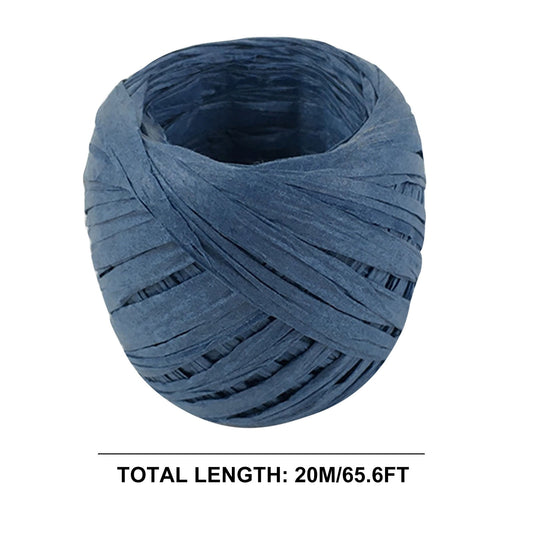Darzheoy Raffia Ribbon, 787 inches Raffia Ribbon for Gift Wrapping, Raffia Yarn for Crocheting, Raffia Paper V1189-WXFWAL-20260326-02939